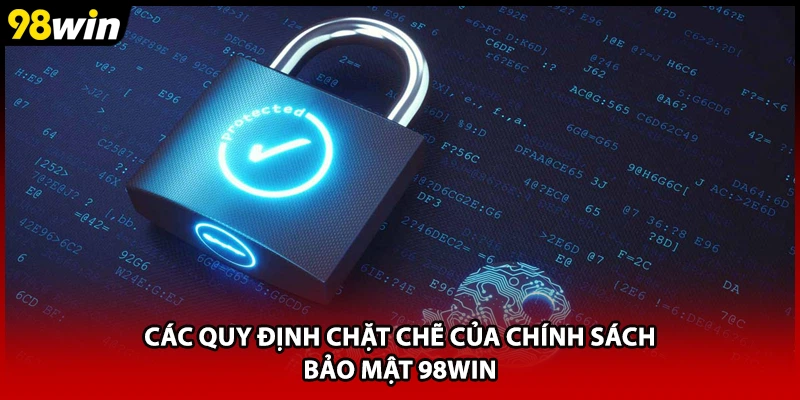 Các quy định chặt chẽ của chính sách bảo mật 98WIN